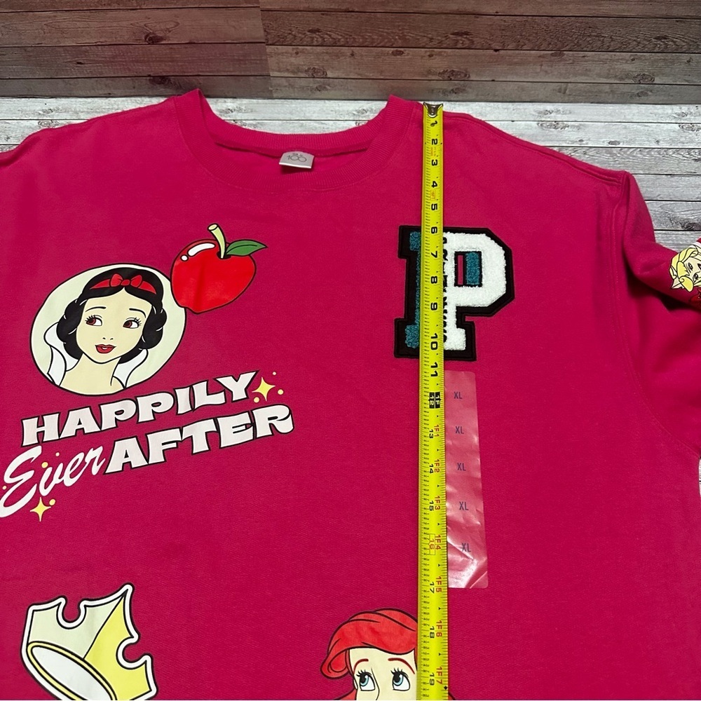Disney Pink Happily Ever After Crew Neck Sweater XL - Picture 6 of 10